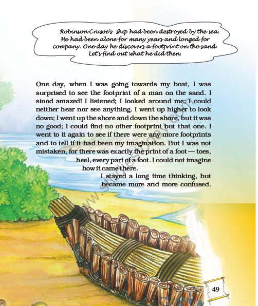 robinson crusoe class 5